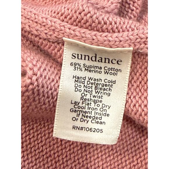 Sundance Aryka Sweater Women Medium Bell Sleeve Supima Wool Boho Feminine Bows - Picture 10 of 10